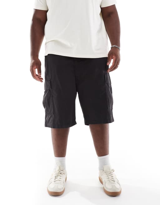 Pantalones cortos cargo negros con 2 bolsillos de lona Carrier de Levi's Big & Tall, 3 de 5