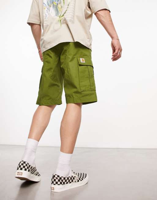 Pantalones cortos cargo verdes de corte estándar de Carhartt WIP, 4 de 4
