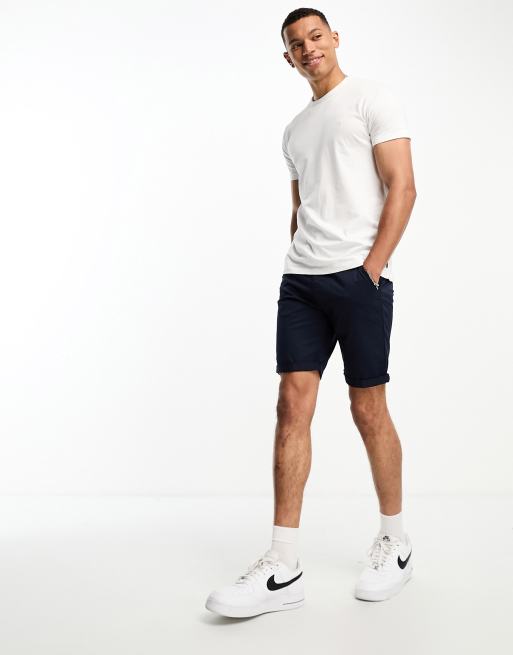 Pantalones cortos chinos azul marino de Le Breve Tall, 2 de 4
