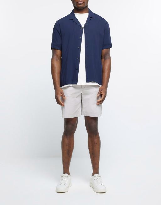 Pantalones cortos chinos blancos de River Island