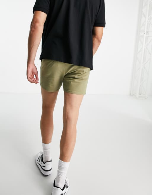 cortos caqui claro entallados de ASOS DESIGN | ASOS