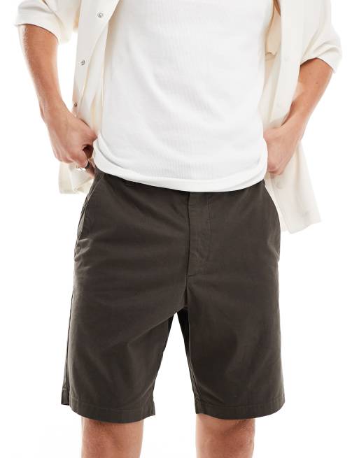 Pantalones cortos chinos caqui de French Connection
