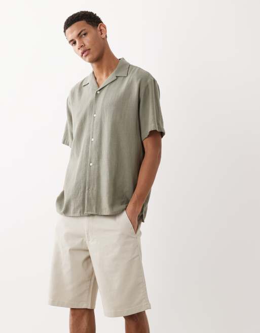 Pantalones cortos chinos color crema de Jack & Jones