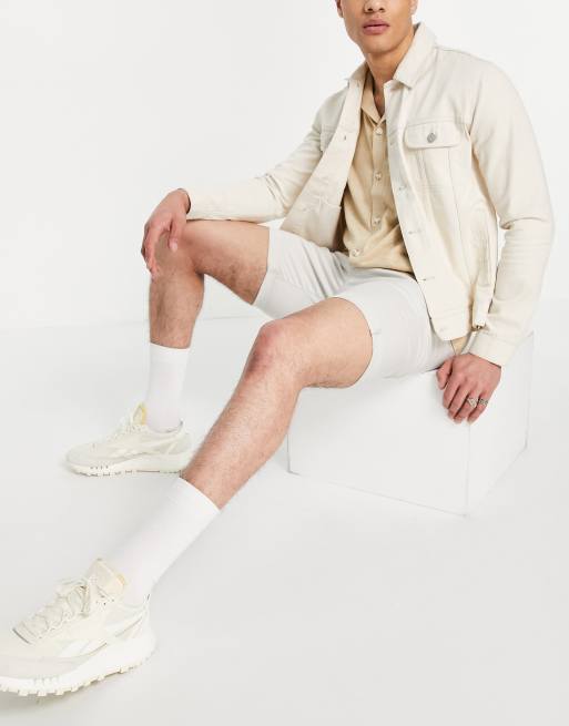 Pantalones cortos chinos color piedra de Selected Homme, 4 de 4