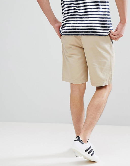 También sentido común espina Pantalones cortos chinos de corte slim beis de United Colors of Benetton |  ASOS