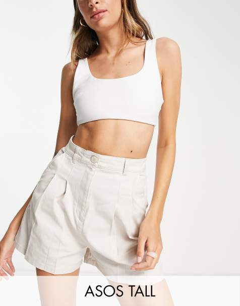 Pantalones chinos cortos mujer hot sale