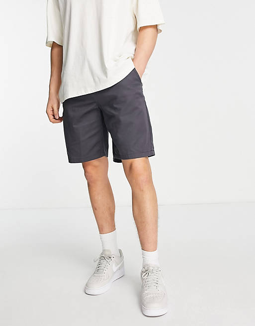 Hombre Pantalones cortos | Pantalones cortos chinos grises de corte holgado de Vans Authentic - LJ28350