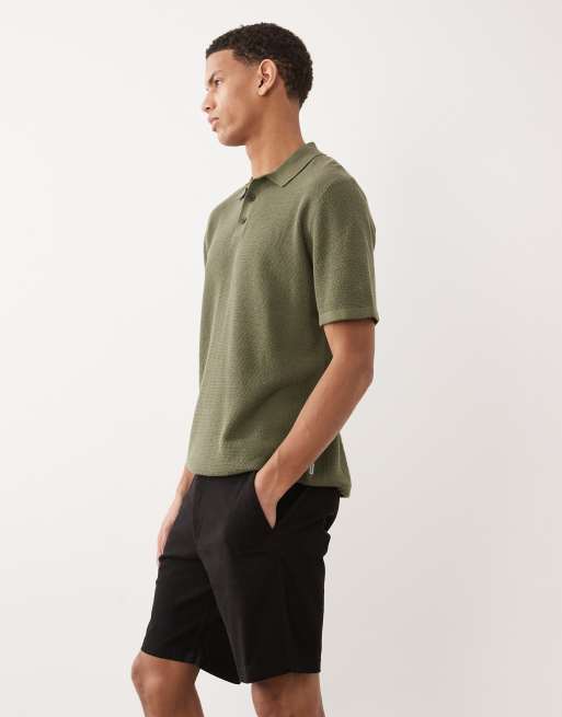 Pantalones cortos chinos negros de corte estándar de Jack & Jones, 3 de 5