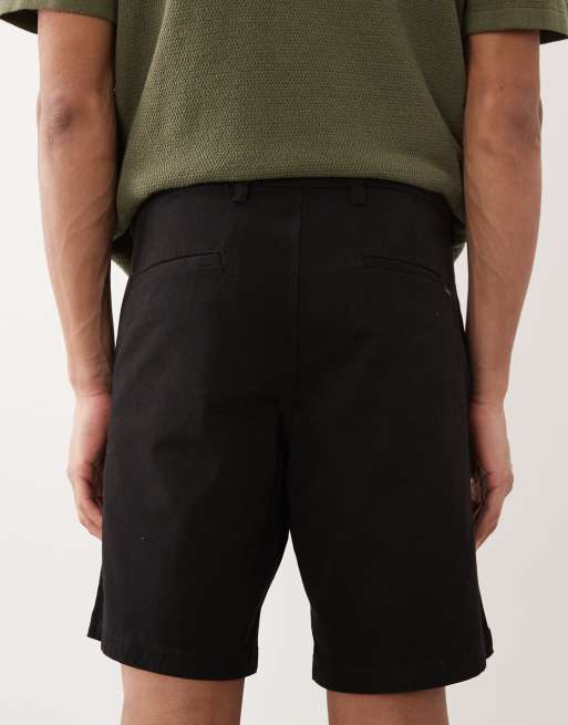 Pantalones cortos chinos negros de corte estándar de Jack & Jones, 4 de 5