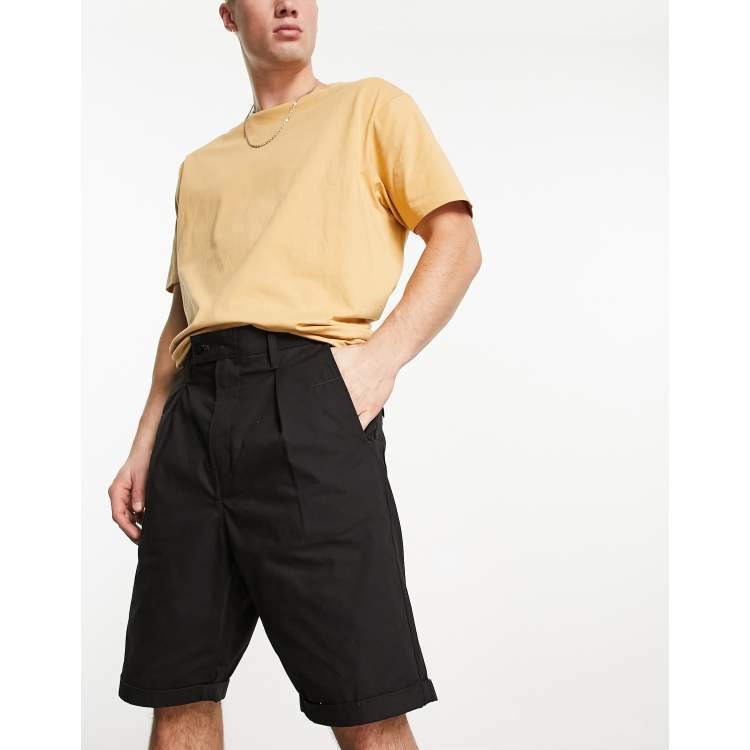 Pantalones cortos chinos negros holgados de estilo worker de G Star
