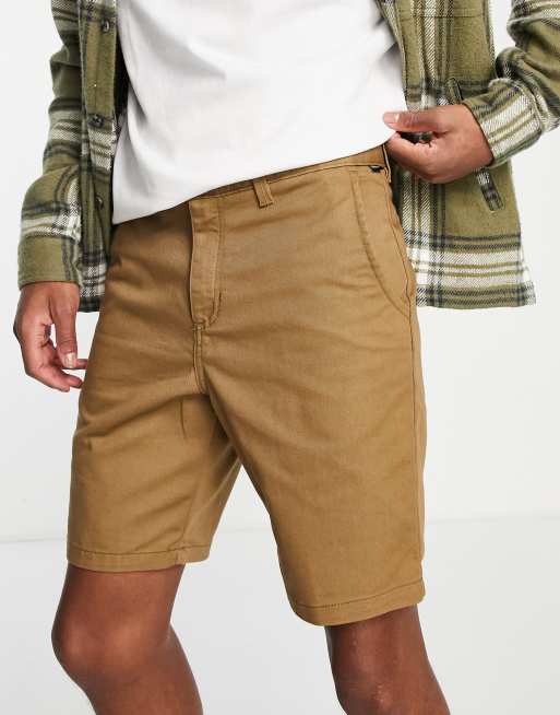 Pantalones cortos chinos tostados Stretch ASOS