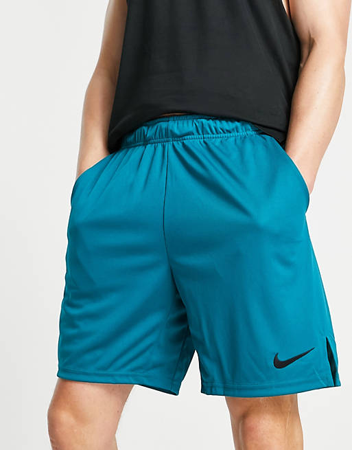 Hombre Pantalones cortos | Pantalones cortos color cerceta Dri-FIT de Nike Training - IF19427