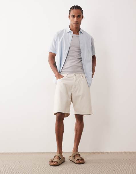Pantalones cortos color crema de estilo pintor Tony de Jack & Jones - view 1