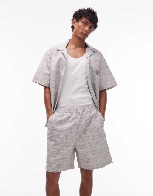 Pantalones cortos color crema holgados de tejido texturizado Gellar de Carhartt WIP (parte de un conjunto)