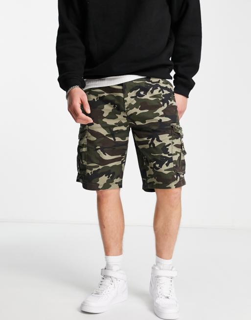 Inclinado Dibuja una imagen rosario Pantalones cortos con estampado de camuflaje Crucial Battle de Quiksilver |  ASOS