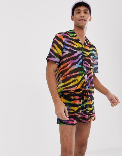 Conjunto de festival con estampado de tigre de Jaded London , 3 de 3