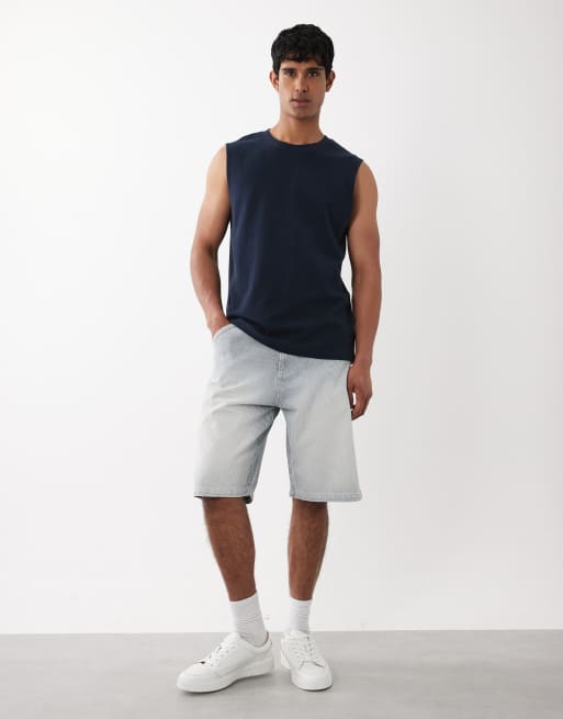 Pantalones cortos con estampado milrayas holgados Alex de Jack & Jones, 3 de 5