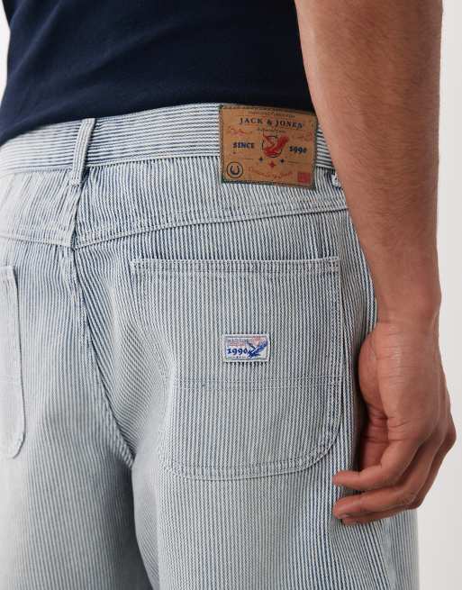Pantalones cortos con estampado milrayas holgados Alex de Jack & Jones, 5 de 5