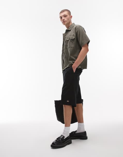 Pantalones cortos de 13" negros de estilo worker con pinzas Unionville de Dickies - view 1