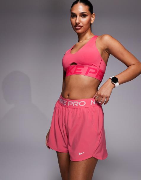 Pantalones cortos de 3" rosas de tejido liso Dri-FIT 365 de Nike Pro Training - view 1
