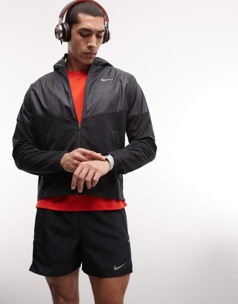 Pantalones cortos de 5" negros con diseño 2 en 1 Dri-FIT Miler de Nike Running - view 1