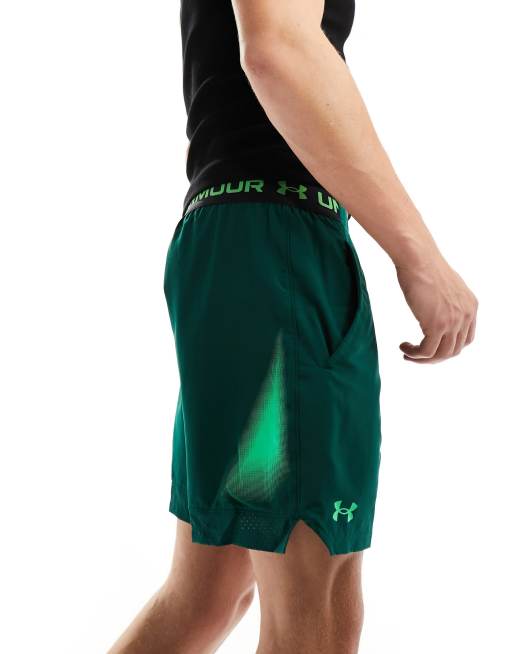 buy under armour buy nike golf buy nike buy the north face buy vans green ClassicfuncenterShops Pantalones cortos de 6 verdes con estampado grafico Vanish de Under Armour