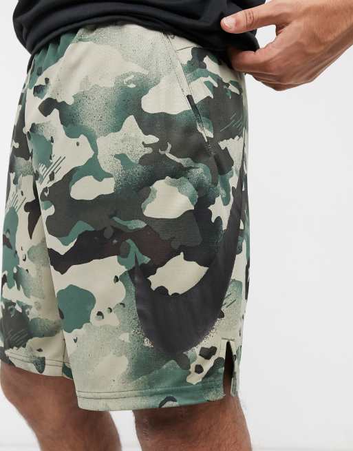 Pantalones Cortos De Camuflaje Verde Dry 5 0 De Nike Training Evesham Nj