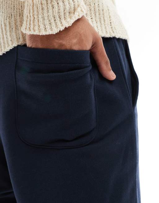 Pantalones cortos de chándal azul marino de corte suelto de Jack & Jones, 3 de 5