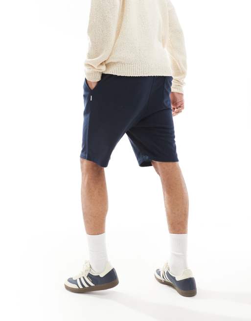 Pantalones cortos de chándal azul marino de corte suelto de Jack & Jones, 4 de 5