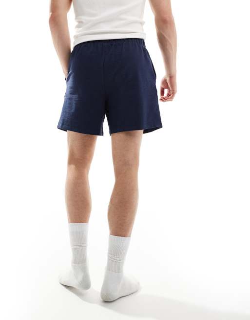 Pantalones cortos de estar por casa azul marino de ASOS DESIGN, 3 de 5