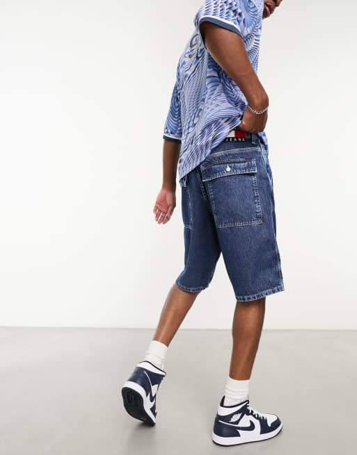 Pantalones cortos de estilo worker con lavado oscuro Aiden de Tommy Jeans