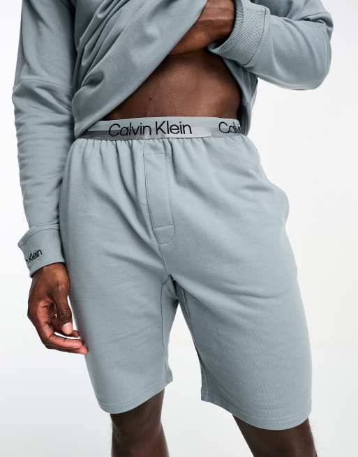 Pantalones cortos de pijama azules de Calvin Klein