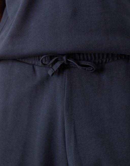 Pantalones cortos de punto azul marino de New Look, 3 de 5