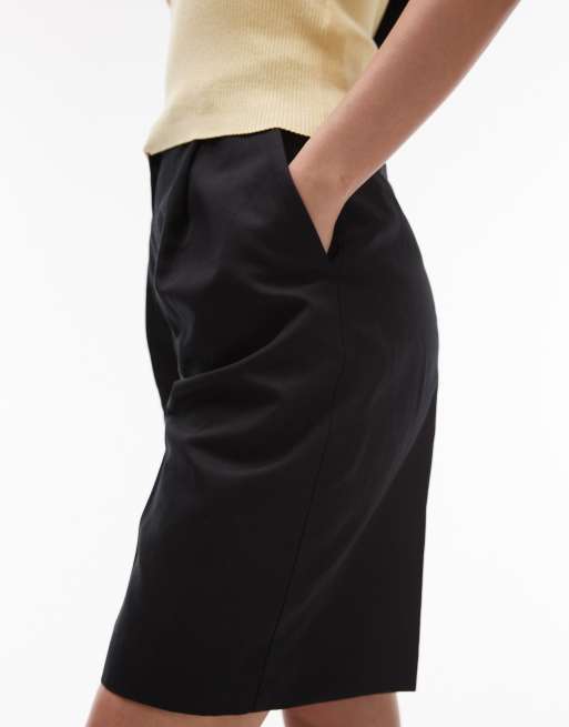 Pantalones cortos de sastre negros de estilo bermuda de & Other Stories, 5 de 5