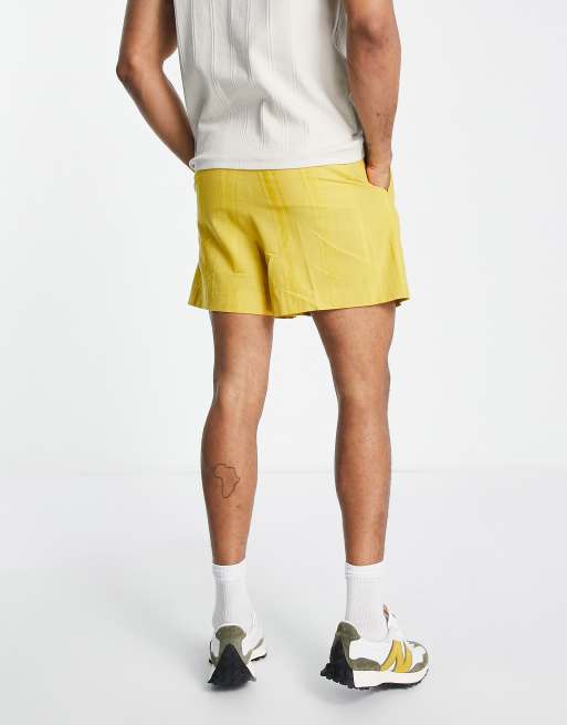 Bermudas color new arrivals mostaza