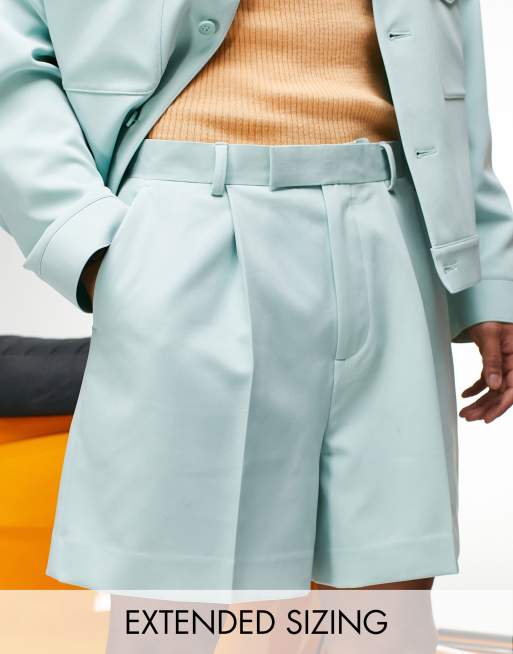 Pantalones cortos de vestir verde salvia estilo bermudas cortas de ASOS DESIGN (parte de un conjunto)