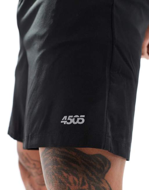 Pantalones cortos deportivos de 18 cm negros de secado rápido Icon de 4505    , 5 de 5