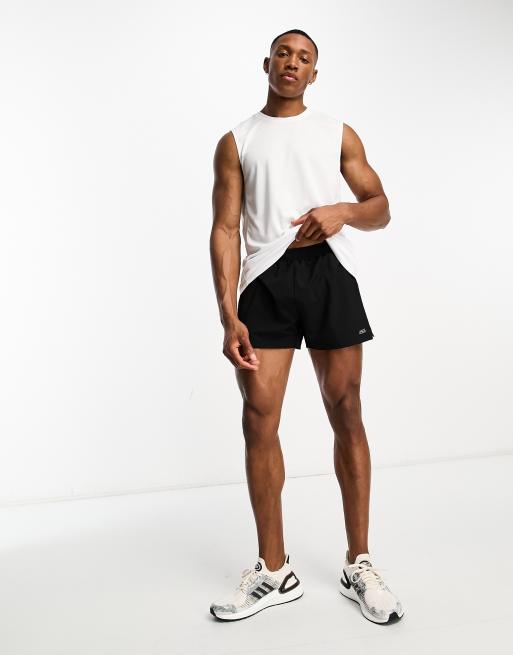 Pantalones cortos deportivos de 8 cm negros de tejido de secado rápido Icon de 4505 , 4 de 4
