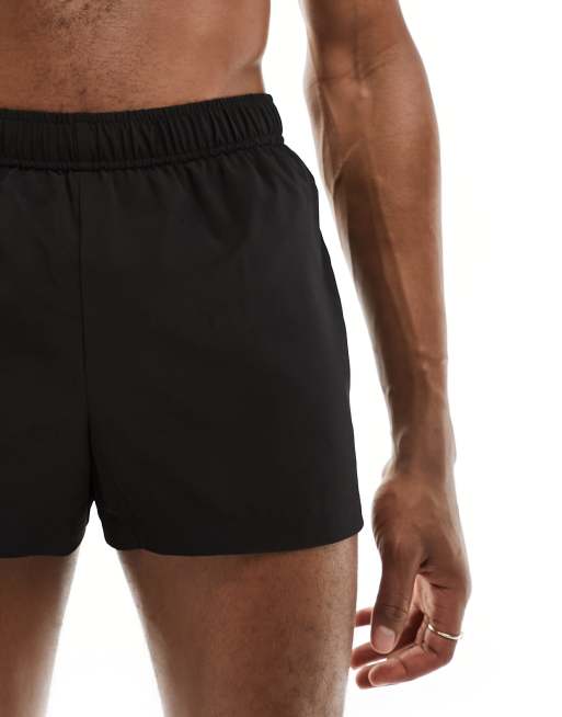Pantalones cortos deportivos de 8 cm negros de tejido de secado rápido Icon de 4505 , 4 de 5