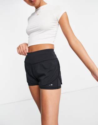 Pantalones Cortos De Maternidad Con Pliegues De Doble Capa Para