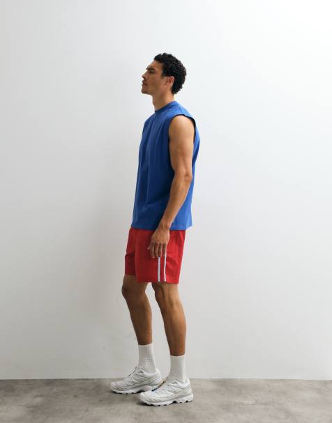 Pantalones cortos deportivos rojos de nailon de Jack & Jones - view 1