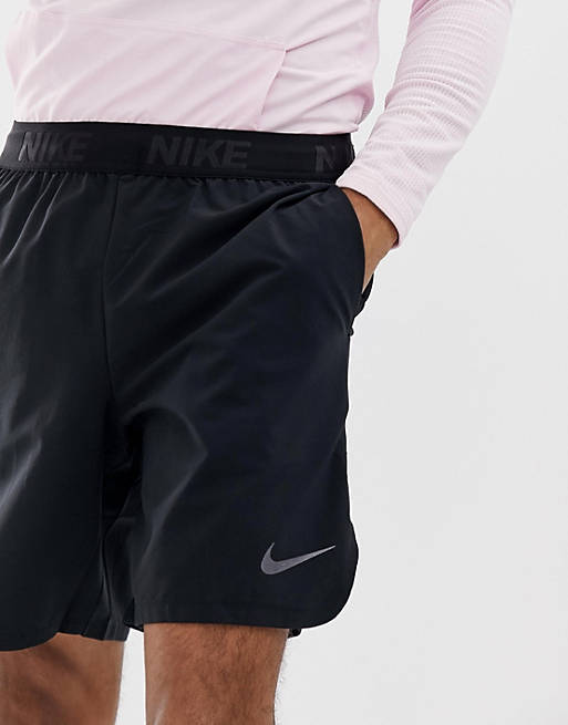 antepasado Despertar piel Pantalones cortos en negro 886371-010 Flex Vent Max 2.0 de Nike Training |  ASOS