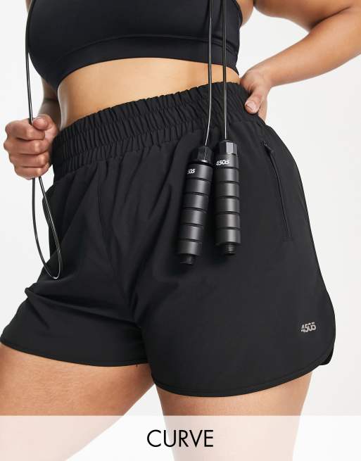 Pantalones cortos estilo boxeador de ASOS 4505 Curve