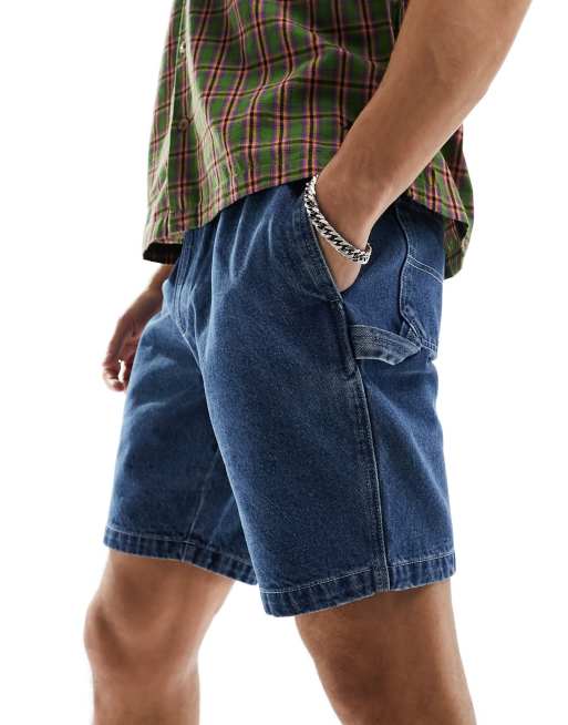 Pantalones cortos estilo pintor con lavado oscuro de Santa Cruz
