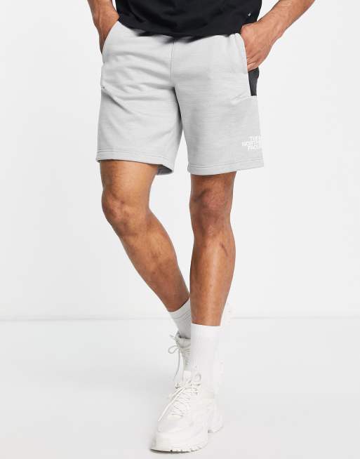 Pantalones cortos gris claro de felpa Mountain Athletic de The North Face Training 