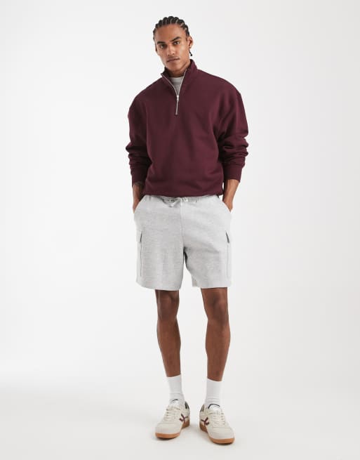 Pantalones cortos gris jaspeado cargo de New Look, 2 de 5