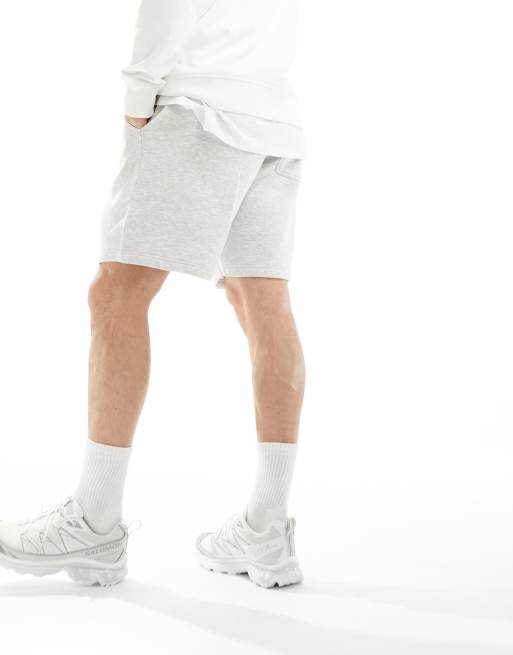 Pantalones cortos gris melange de punto de Weekday, 2 de 5