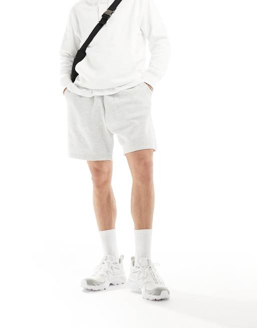Pantalones cortos gris melange de punto de Weekday, 3 de 5