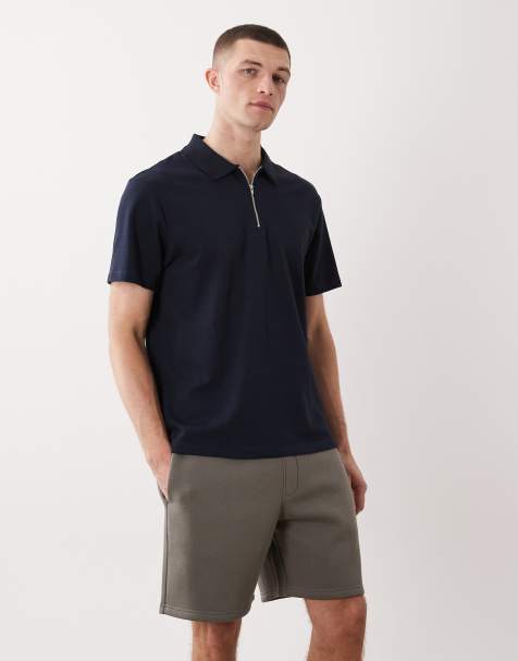 Pantalones cortos grises básicos extragrandes de largo medio de punto liso Essentials de ASOS DESIGN - view 1