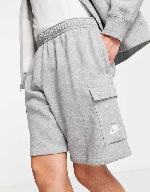 evolución Artista crítico Pantalones cortos grises cargo Club de Nike | ASOS